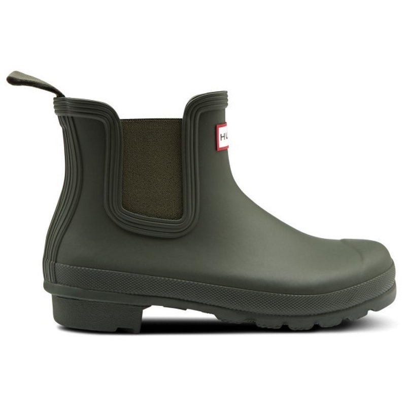 Hunter Boots Damen Chelsea Boot Original Dark Olive 5 UK - 38 EU