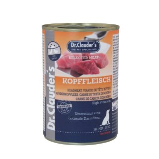 Dr.Clauder´s Hunde Nassfutter Selected Prebiotics Kopffleisch 6x400g