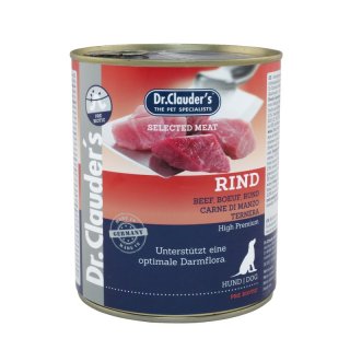 Dr.Clauder´s Hunde Nassfutter Selected Prebiotics Rind 6x800g