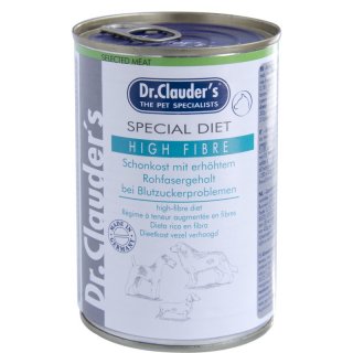 Dr.Clauder´s Hunde Nassfutter Special Diet High Fibre 6x400g