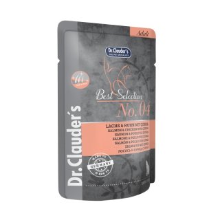 Dr.Clauder´s Katzen Nassfutter Best Selection No 4 Lachs & Huhn mit Quinoa 6x85g