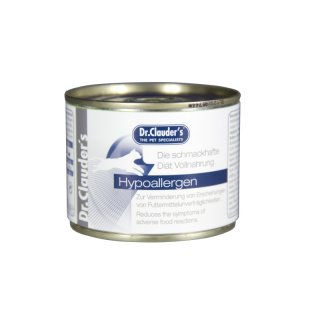 Dr.Clauder´s Katzen Nassfutter Hypoallergen Diät 6x200g