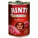 Rinti Hunde Nassfutter Dose Singlefleisch Exclusive Ziege...