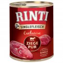 Rinti Hunde Nassfutter Dose Singlefleisch Exclusive Ziege...