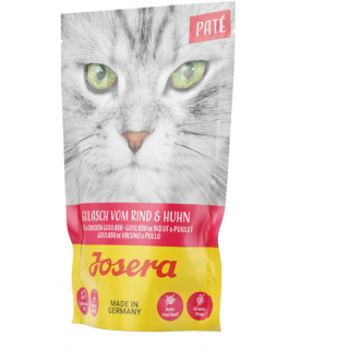 Josera Katzen Nassfutter Paté Gulasch vom Rind & Huhn 6x85g