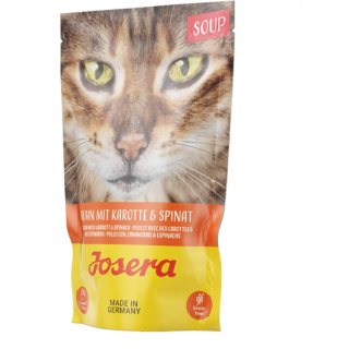 Josera Katzen Suppe Huhn mit Karotten & Spinat 6x85g