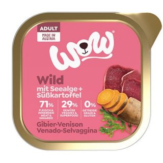 Wow Nassfutter Adult Wild 6x150g