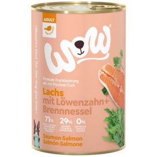 Wow Nassfutter Adult Lachs 6x400g