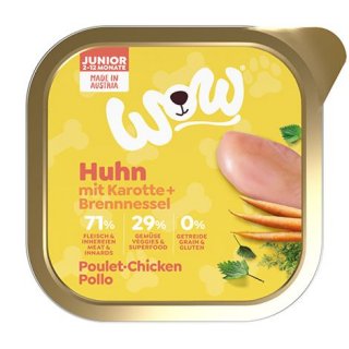 Wow Nassfutter Junior Huhn 6x150g