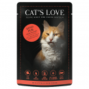 Cat´s Love Nassfutter Adult Rind Pur 6x85g