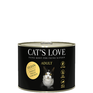 Cat´s Love Nassfutter Adult Huhn Pur 6x200g