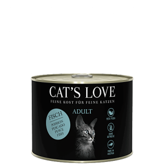 Cat´s Love Nassfutter Adult Fisch Pur 6x200g