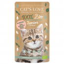 Cat´s Love Nassfutter Junior BIO Geflügel 6x100g