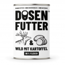 Schnauze&Co Hunde Nassfutter Wild mit Kartoffel 6x400g