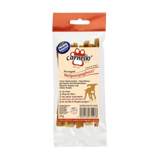 Carnello Snack Hundesnack Welpenspaghetti 3x30g