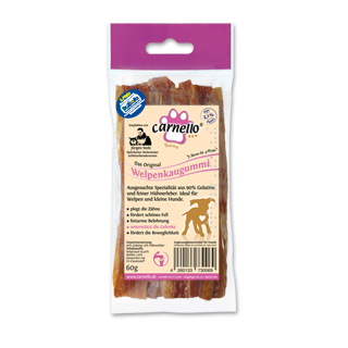 Carnello Snack Hundesnack Welpenkaugummi 3x60g