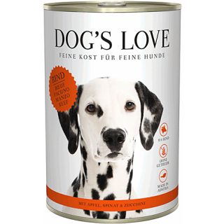 Dog´s Love Nassfutter Adult Rind 6x400g