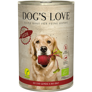 Dog´s Love Nassfutter Barf Vegan Bio Reds 6x400g