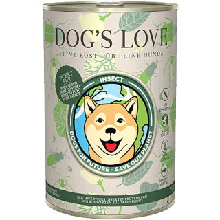 Dog´s Love Nassfutter Insekt Pur 6x400g