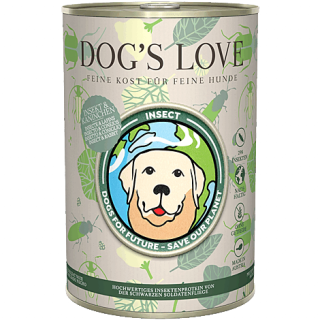 Dog´s Love Nassfutter Insekt & Kaninchen 6x400g