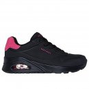 Skechers Damen Sneaker Uno Pop Back Schwarz