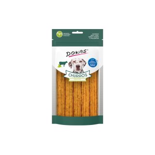 Dokas Hunde Snack Churros mit Rinderleber, Süßkartoffel & Mehlwurm