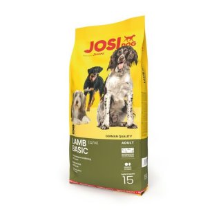 JosiDog Hunde Trockenfutter Lamm Basic 15kg