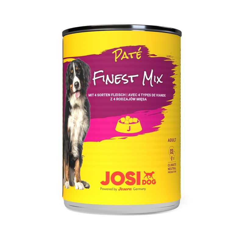 JosiDog Hunde Nassfutter Paté Finest Mix 400g