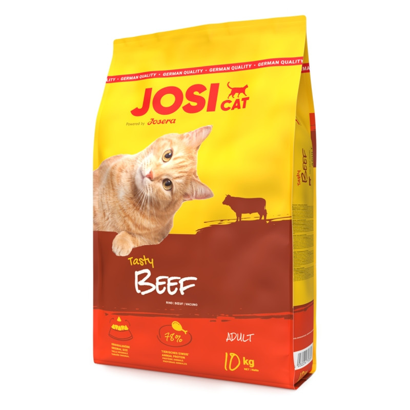 JosiCat Katzen Trockenfutter Tasty Beef 1,9kg