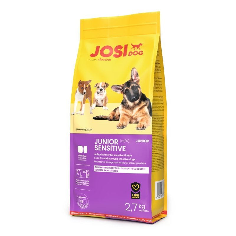 JosiDog Hunde Trockenfutter Junior Sensitive 2,7kg