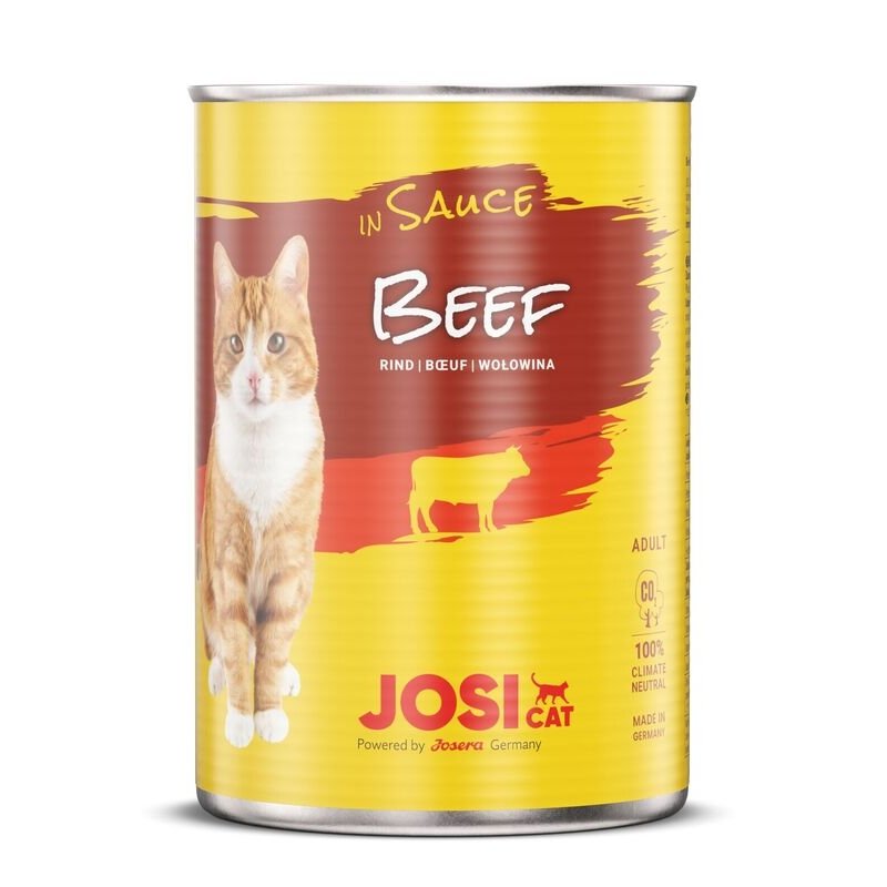 JosiCat Katzen Nassfutter Beef in Sauce 415g