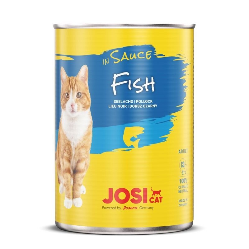 JosiCat Katzen Nassfutter Fisch in Sauce 415g