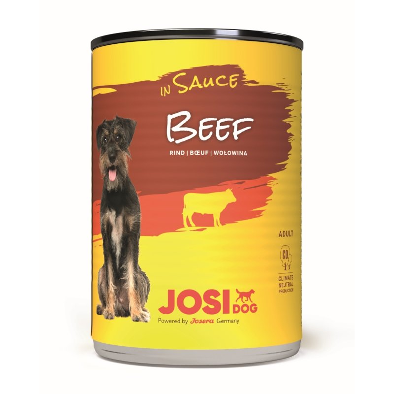 JosiDog Hunde Nassfutter Beef in Sauce 415g