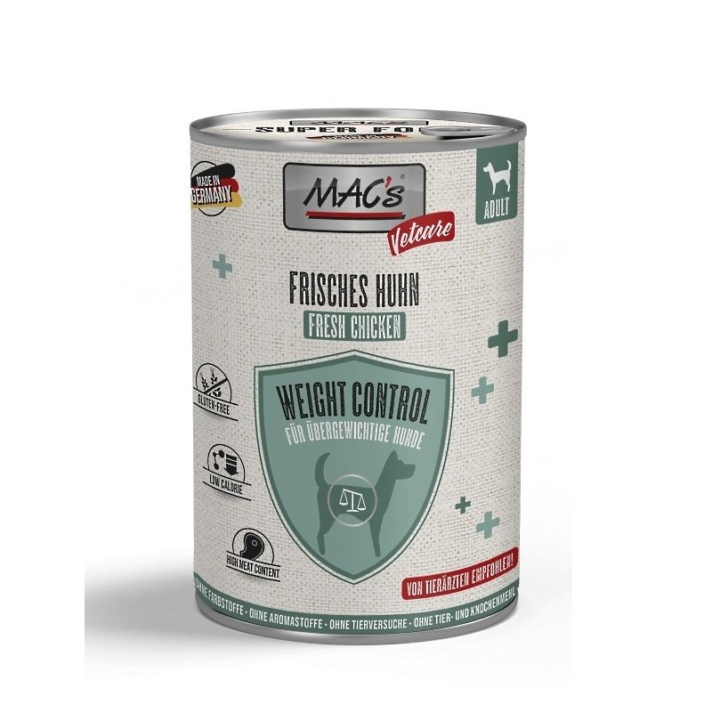 Mac's Dog Nassfutter Vetcare - Weight Control 6x400g