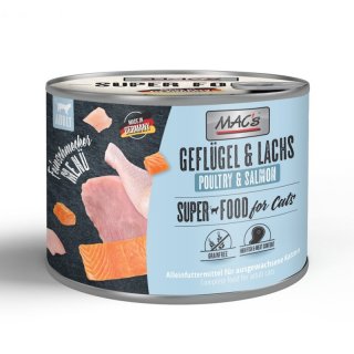 Macs Cat Nassfutter Feinschmecker Geflügel & Lachs