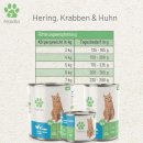 Fellicita Cat Nassfutter Hering, Krabben &amp; Huhn