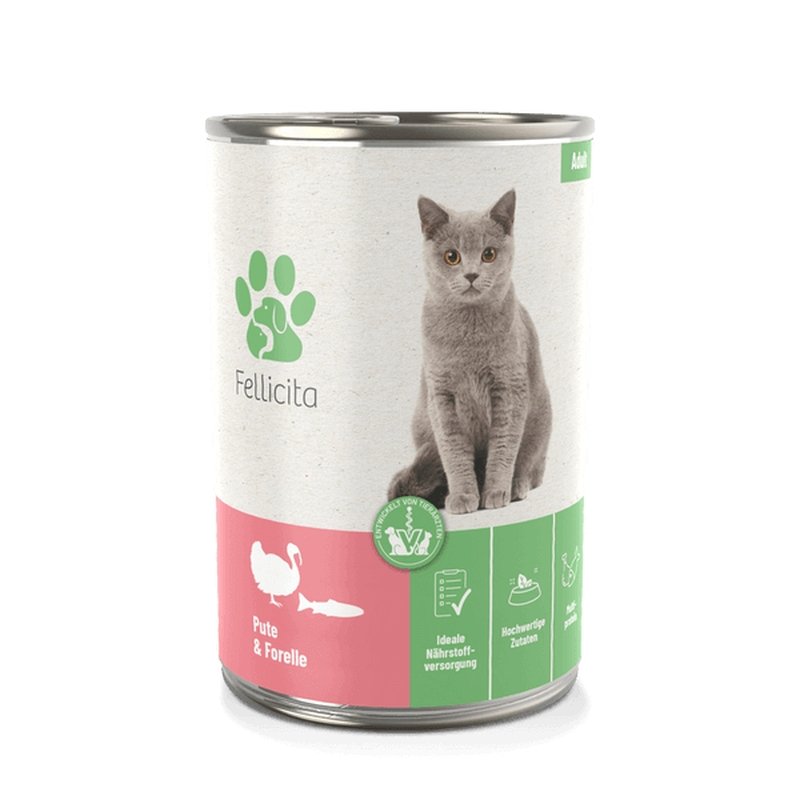 Fellicita Cat Nassfutter Pute & Forelle 400g