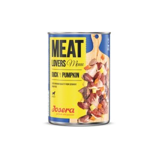 Josera Hunde Nassfutter Meat Lovers Menü Duck with Pumkin