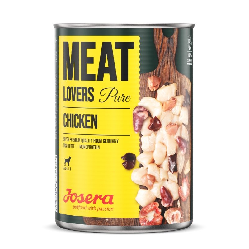 Josera Hunde Nassfutter Meat Lovers Pure Chicken 400g