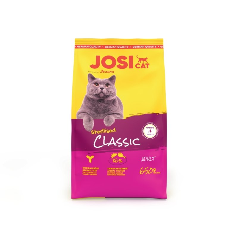 JosiCat Katzen Trockenfutter Sterilised Classic 650g