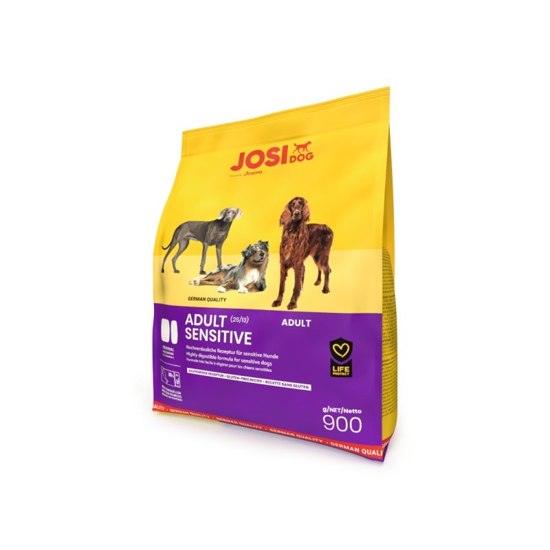 JosiDog Hunde Trockenfutter Adult Sensitive 5x900g