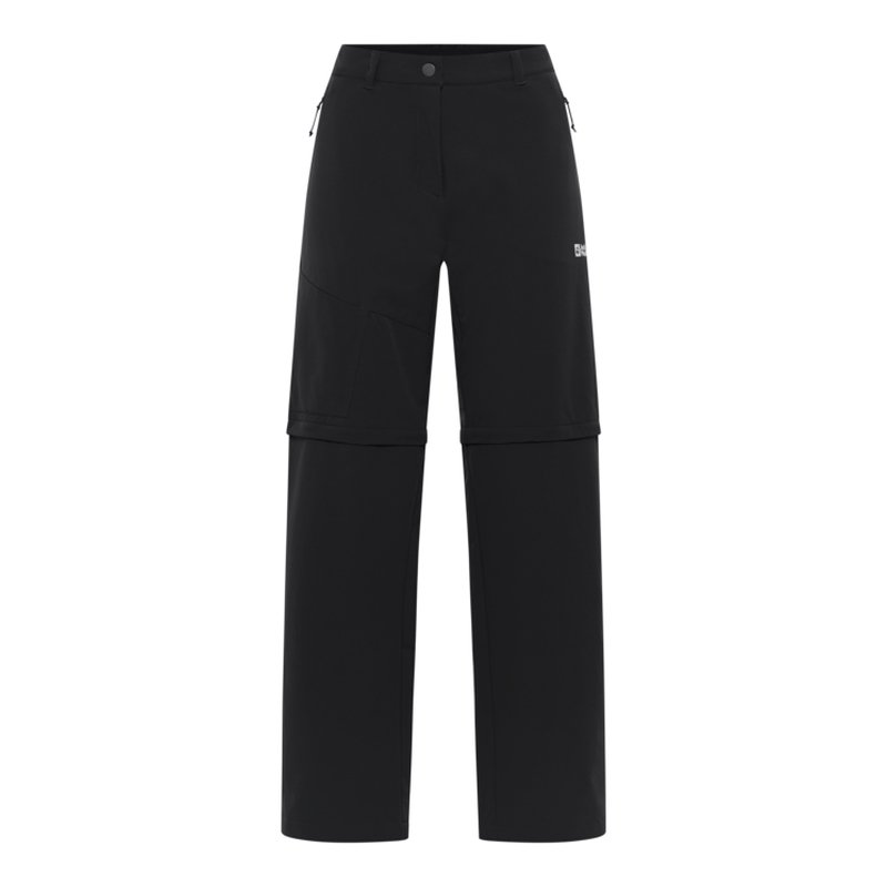 Jack Wolfskin Damen Hose Pico Trail Zip Off Black 36 Regular