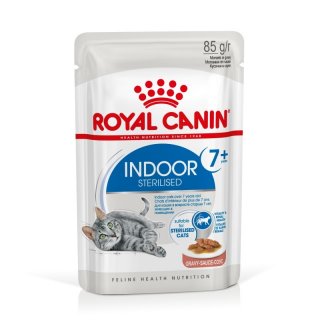 ROYAL CANIN Katzen Nassfutter Indoor 7+ Sterilised in Soße 12x85 g