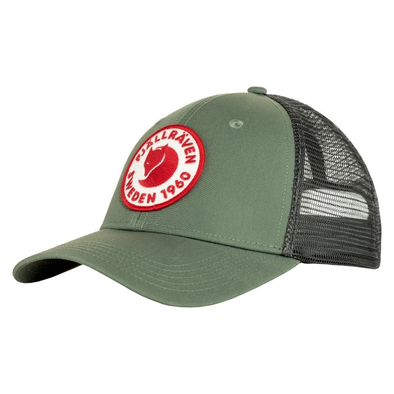 Fjällräven Unisex Cap Långtradarkeps mit Logo Patina Green L/XL