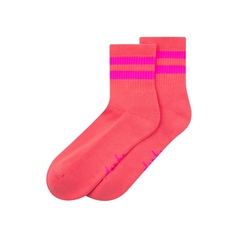 Derbe Unisex Socken Basic Short Sugar coral/Pink Glo 38-41