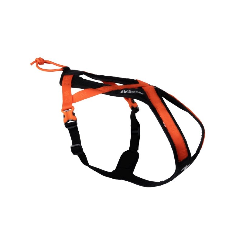 Non-stop dogwear Hundegeschirr Rush Harness Schwarz / Orange 2