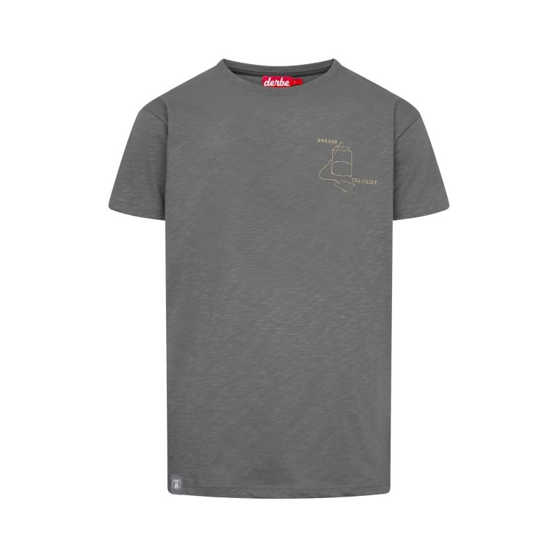 Derbe Herren T-Shirt Tea Lava smoke M