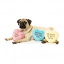 FuzzYARD Hundespielzeug Candy Hearts 3er Pack