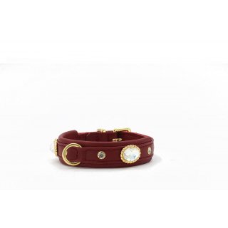 Maul Ledermanufaktur Hundehalsband Mini Burgundy