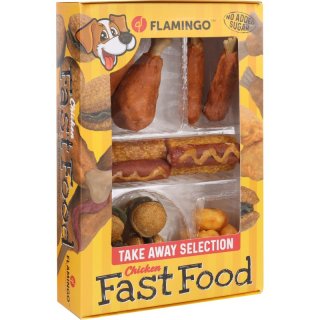 Flamingo Hundesnack Fast Food Box 260g